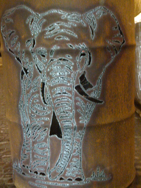 Feuertonne Elefant